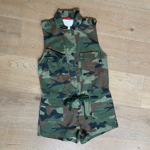 Vici Camo Cargo Romper Medium / Large